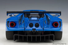 Indlæs billede til gallerivisning FORD USA GT LE MANS PLAIN BODY VERSION 2019 BLUE 1:18