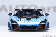 Indlæs billede til gallerivisning McLAREN SENNA GTR N 12 PRESS 2021 BLUE BLACK 1:18