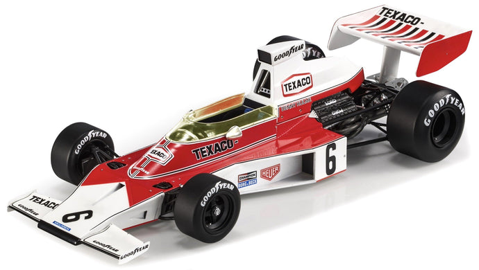 McLAREN F1 M23 FORD TEXACO N 6 WINNER ARGENTINA GP 1974 DANNY HULME RED WHITE 1:18