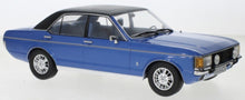 Indlæs billede til gallerivisning FORD ENGLAND GRANADA MKI 1975 BLUE MATT BLACK 1:18