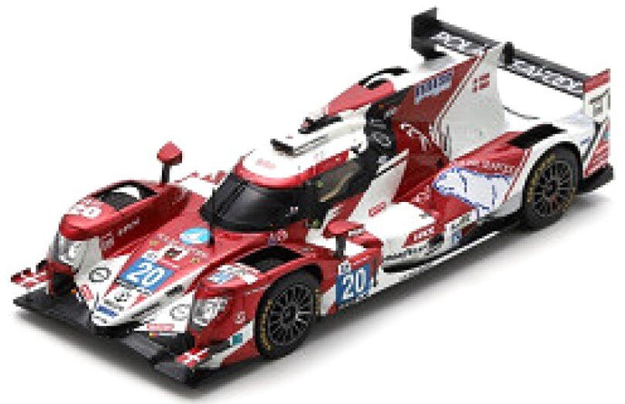 Oreca 07 - GIBSON #20 ANDERSEN/TAYLOR/SORENSEN 24H LE MANS 2021 rød/hvid 1:43