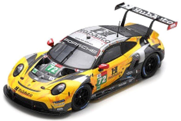Porsche 911 RSR-19 #72 VANTHOOR/PARENTE/MARTIN 1st HYPERPOLE LMGTE PRO CLASS 24H LE MANS 2021 gul/sort/sølv 1:43