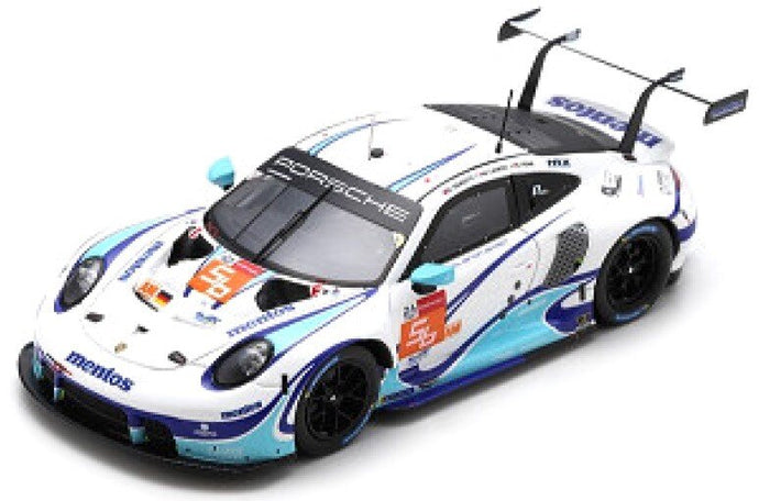 Porsche 911 RSR-19 #56 PERFETTI/CAIROLI/PERA 24H LE MANS 2021 hvid/blå 1:43