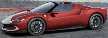 Indlæs billede til gallerivisning FERRARI 296 GTS SPIDER ASSETTO FIORANO OPEN ROOF 2022 ROSSO F-1-75 - MATT RED SILVER 1:43