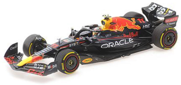 RED BULL F1 RB18 TEAM ORACLE RED BULL RACING N 11 4th MIAMI GP 2022 SERGIO PEREZ MATT BLUE YELLOW RED 1:43