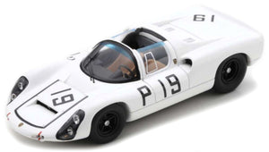 PORSCHE 910 N 19 2nd 1000km NURBURGRING 1967 P.HAWKINS - G.KOCH WHITE 1:43