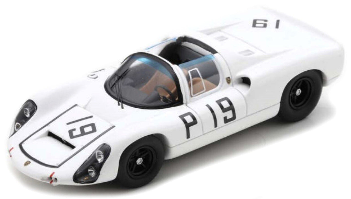 PORSCHE 910 N 19 2nd 1000km NURBURGRING 1967 P.HAWKINS - G.KOCH WHITE 1:43