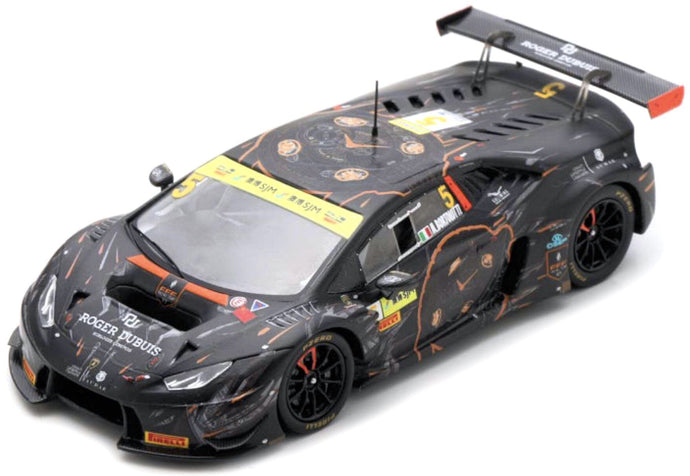 Lamborghini HURACAN GT3 #5 MIRKO BORTOLOTTI 9th FIA GT WORLD CUP MACAU 2016 sort/orange 1:43