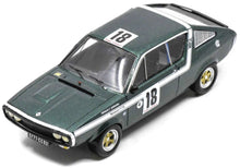 Indlæs billede til gallerivisning Renault 17 #18 JEAN-PIERRE NICOLAS RONDE COVENOLE 1972 mørk grøn/hvid 1:43