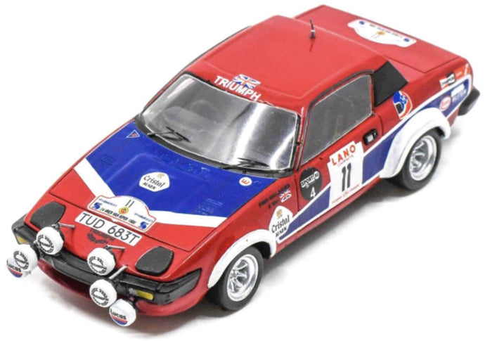 Triumph TR7 #11 POND/GALLAGHER WINNER YPRES 24H RALLY 1980 rød/blå/hvid 1:43