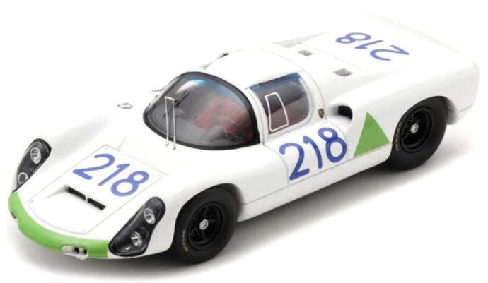 Porsche 910 #218 SIFFERT/HERRMANN 6th TARGA FLORIO 1967 hvid/grøn 1:43