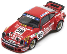 Indlæs billede til gallerivisning Porsche 934 #58 ZBINDEN/CHENEVIERE/BUHRER 24H LE MANS 1976 rød 1:43