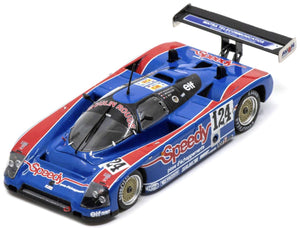 ARGO JM19C #124 ROUSSELOT/MESSAOUDI/ROY 21st 24H LE MANS 1988 blå/rød 1:43