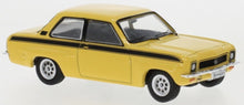 Indlæs billede til gallerivisning Opel ASCONA A TUNING 1973 gul/sort 1:43 fra Ixo Model