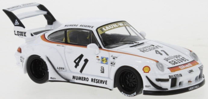 PORSCHE 911 993 RWB LBWK N 41 RACING 1996 WHITE 1:43