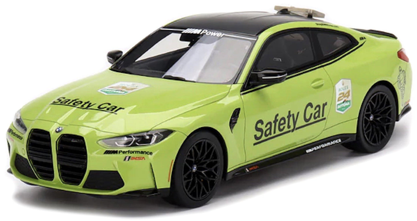 BMW 4-SERIES M4 M-PERFORMANCE (G82) SAFETY CAR 24h DAYTONA 2022 LIGHT GREEN MET 1:18