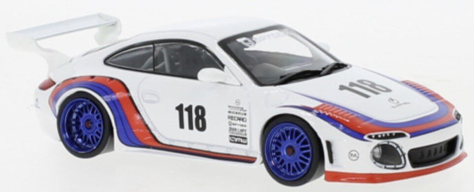 PORSCHE OLD AND NEW 997 N.118 MARTINI WHITE (BASE 911-997)1:43