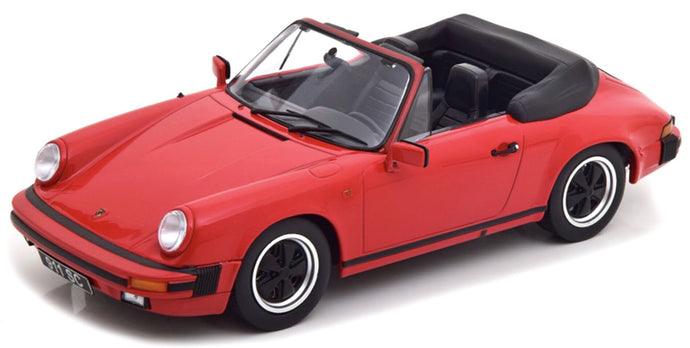 PORSCHE 911 SC CABRIOLET 1983 - WITH EXTRA SOFT-TOP RED 1:18