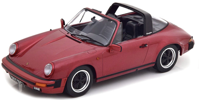 PORSCHE 911 SC TARGA 1983 - WITH EXTRA HARD-TOP RED MET 1:18
