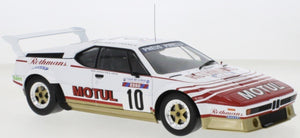 BMW M1 #10 DARNICHE/MAHE TOUR DE CORSE 1982 hvid/rød/guld 1:18
