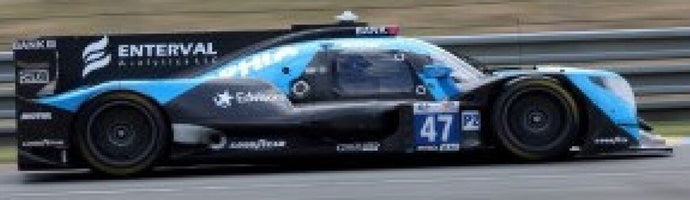 Oreca 07 - GIBSON #47 FLORSCH/FALB/AIKEN 24H LE MANS 2022 sort/blå 1:43
