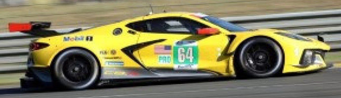 Chevrolet CORVETTE C8.R #64 MILNER/TANDY/SIMS 24H LE MANS 2022 gul/sort 1:43