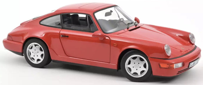 Porsche 911 CARRERA 2 1990 rød 1:18