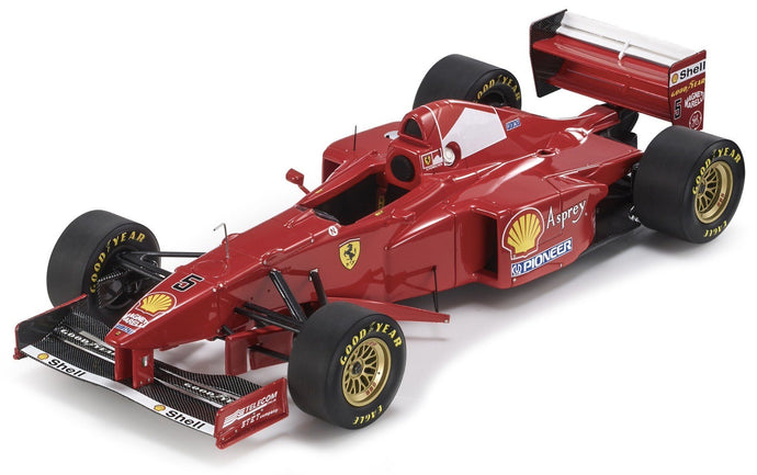 FERRARI F1 F310B TEAM SCUDERIA FERRARI MARLBORO N 5 WINNER CANADA GP 1997 MICHAEL SCHUMACHER WITH SHOWCASE RED WHITE 1:18