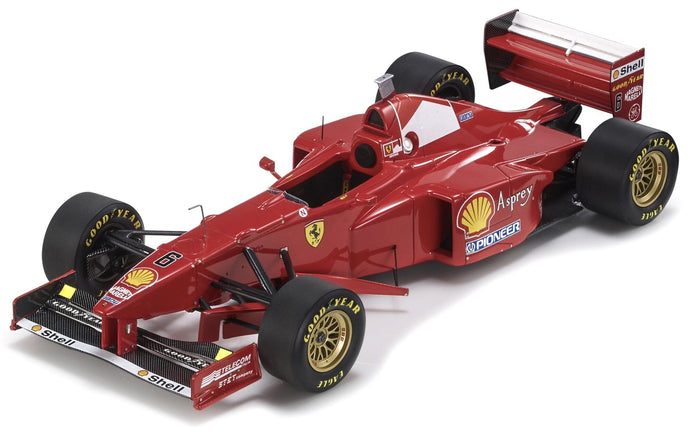 FERRARI F1 F310B TEAM SCUDERIA FERRARI MARLBORO N 6 CANADA GP 1997 EDDIE IRVINE WITH SHOWCASE RED WHITE 1:18