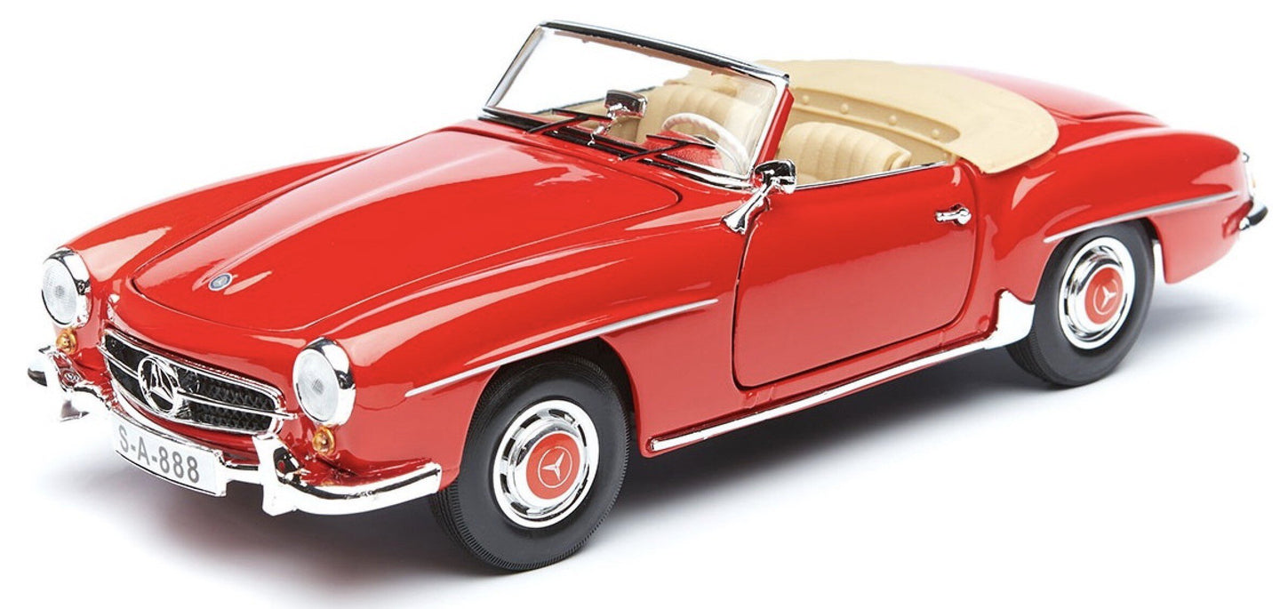 MERCEDES BENZ SL-CLASS 190SL (W121) SPIDER 1955 RED 1:18