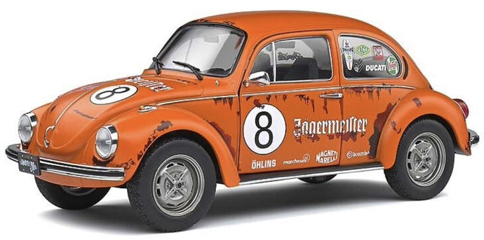VOLKSWAGEN BEETLE 1303 N 8 JAEGERMEISTER TRIBUTE 1974 ORANGE 1:18