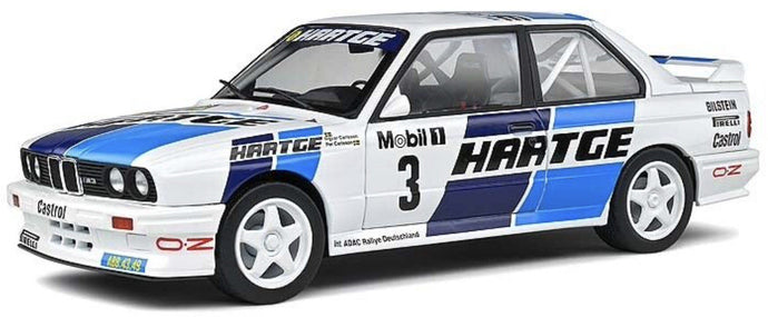 BMW 3-SERIES (E30) Gr.A N 3 RALLY DEUTCHLAND 1990 WHITE 2 TONE BLUE 1:18