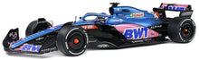 Indlæs billede til gallerivisning BWT ALPINE F1 TEAM A522 #14 FERNANDO ALONSO MONACO GP 2022 blå/lyserød/hvid 1:18