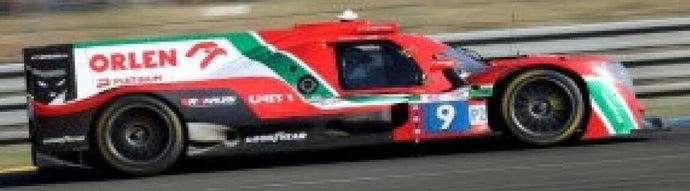 ORECA GIBSON 07 GK428 4.2L V8 TEAM PREMA ORLEN N 9 2nd LMP2 CLASS 24h LE MANS 2022 R.KUBICA - L.DELETRAZ - L.COLOMBO WITH SHOWCASE RED WHITE GREEN 1:18