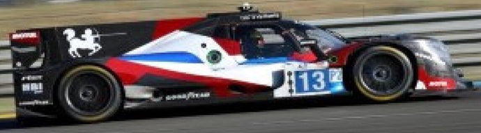 Oreca 07 - GIBSON #13 DE VRIES/BECHE/VAN DER HELM 8th 24H LE MANS 2022 sort/hvid/rød/blå 1:18