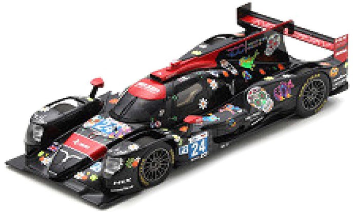 Oreca 07 - GIBSON #24 SALES/BELL/HANLEY 24H LE MANS 2022 sort/rød 1:18
