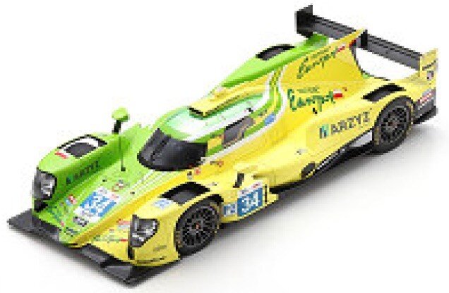 Oreca 07 - GIBSON #34 SMIECHOWSKI/BRUNDLE/GUTIERREZ 24H LE MANS 2022 grøn/gul 1:18