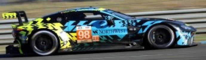 Aston Martin VANTAGE AMR #98 DALLA LANA/PITTARD/THIIM 3rd LMGTE AM 24H LE MANS 2022 blå/gul/sort 1:18