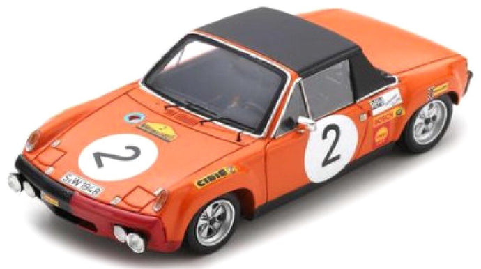 Porsche 914/6 #2 BALLOT-LENA/STECKKONIG/KPPB 3rd MARATON DE LA ROUTE 1970 orange/sort/rød 1:43