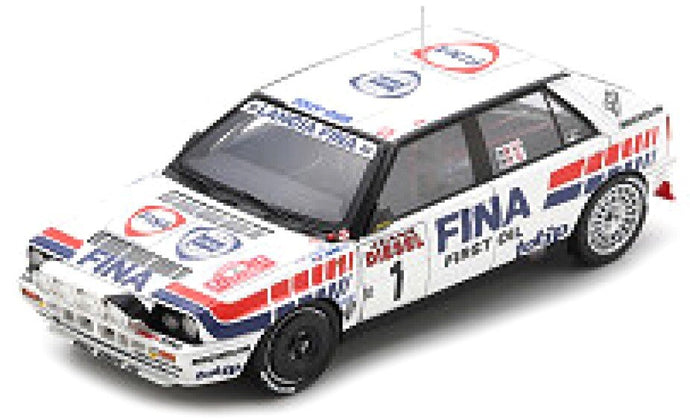 Lancia DELTA HF INTEGRALE 16V #1 AURIOL/OCCELLI WINNER RALLY SAN REMO 1991 hvid/blå/rød 1:43