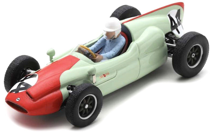 Cooper T51 #44 OLIVIER GENDEBIEN 2nd FRENCH GP 1960 lys grøn/rød 1:43
