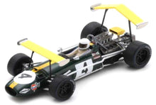 Indlæs billede til gallerivisning Brabham BT26A #4 JACKY ICKX 6th SPANISH GP 1969 mørk grøn/gul 1:43