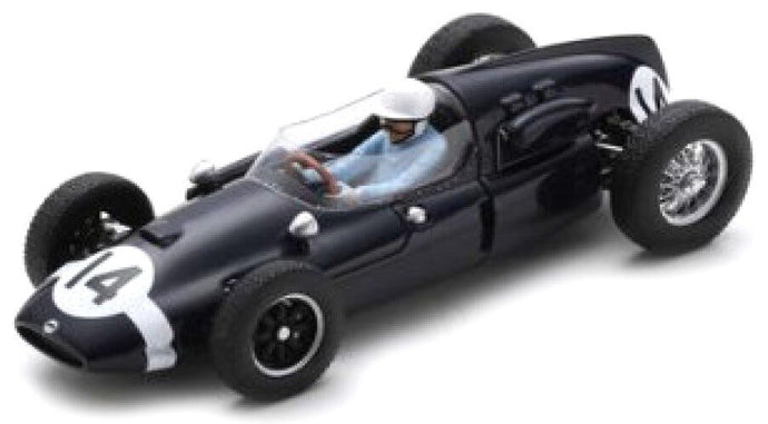 Cooper T51 #14 STIRLING MOSS WINNER ITALIAN GP 1959 mørk blå/hvid 1:43