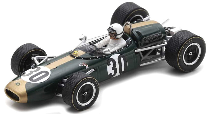 Brabham BT22 #30 JO BONNIER FRENCH GP 1966 mørk grøn/guld 1:43