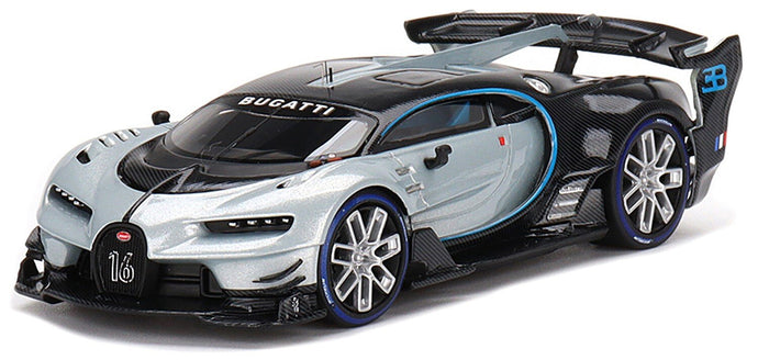 Bugatti VISION GRAN TURISMO sølv/sort/brun 1:43