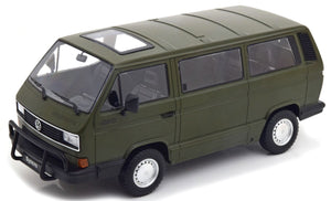 VOLKSWAGEN T3 MINIBUS SYNCRO 1987 MATT OLIVE 1:18