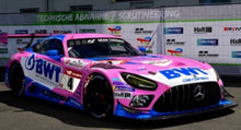 Indlæs billede til gallerivisning MERCEDES-AMG GT3 #4 ENGEL/GOUNON/JUNCADELLA 3rd 24H NURBURGRING 2022 lyserød/hvid/blå 1:43