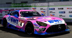 MERCEDES-AMG GT3 #4 ENGEL/GOUNON/JUNCADELLA 3rd 24H NURBURGRING 2022 lyserød/hvid/blå 1:43