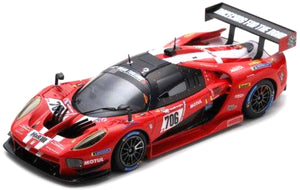 Scg 004c #706 MUTSCH/FERNANDEZ LASER/MAILLEUX/WESTBROOK WINNER SP-X CLASS 24H NURBURGRING 2022 rød/sort/hvid 1:43