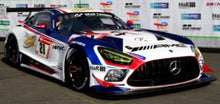 Indlæs billede til gallerivisning Mercedes Benz AMG GT3 #21 PUTMAN/ESPENLAUB/FOSTER/LEWIS 24H NURBURGRING 2022 hvid/blå/rød 1:43